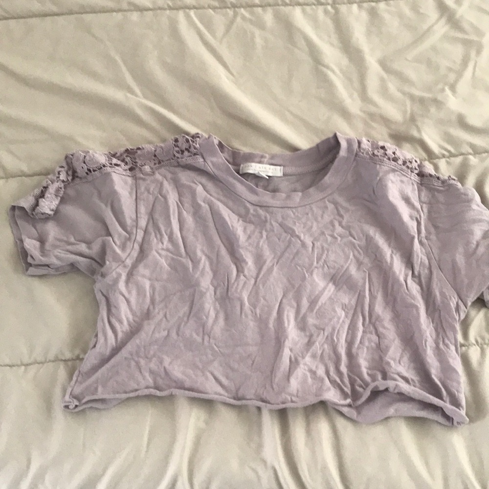 DON’T ASK WHY PURPLE CROP TOP